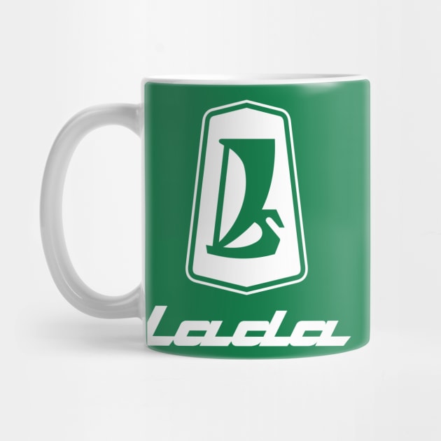 Lada logo 1970s (white) by GetThatCar